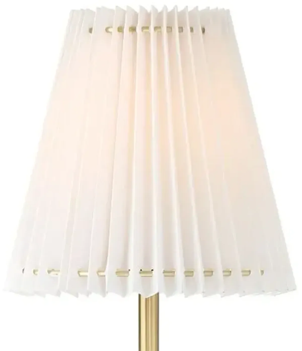 Gamma 1 Light Pleated Wall Sconce - Aged Brass - Crystorama - Gold