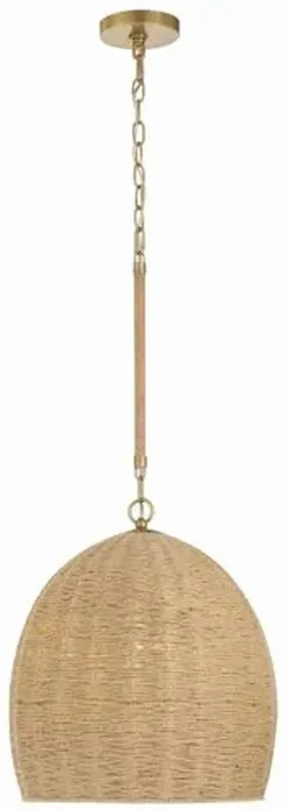 Jace 1 Light Pendant - Soft Gold - Crystorama