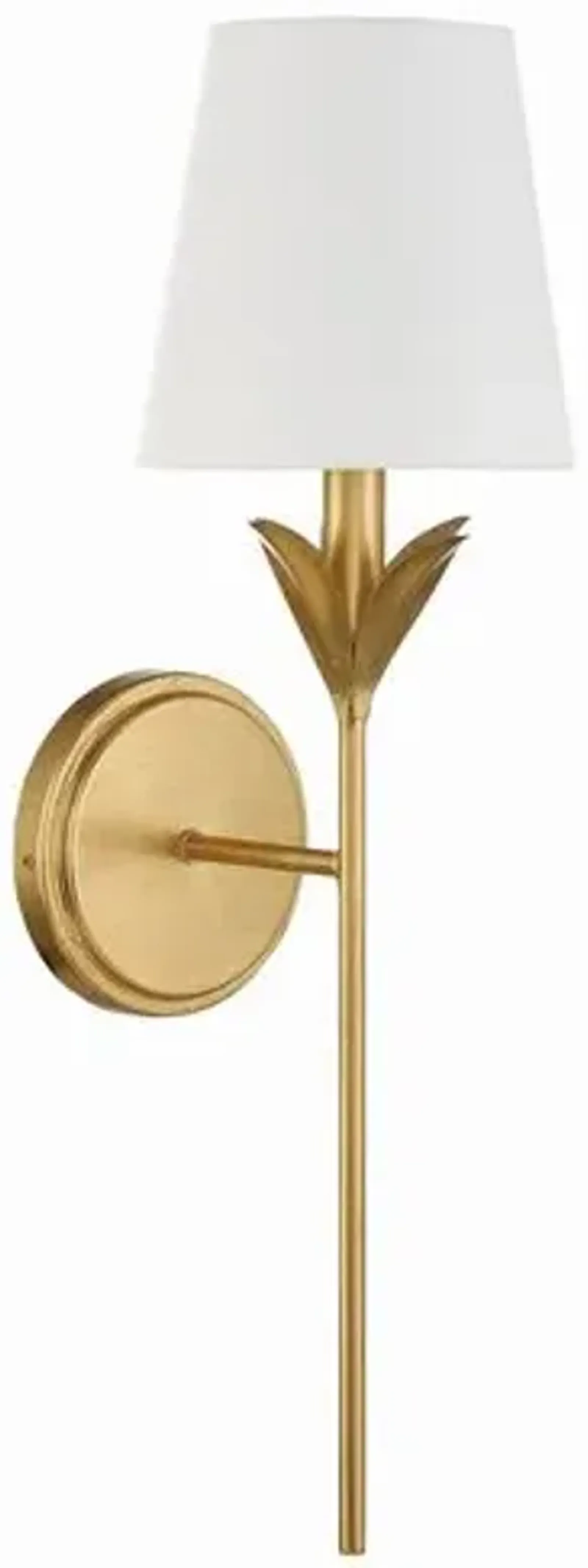 Broche 1 Light Wall Sconce - Crystorama - Gold