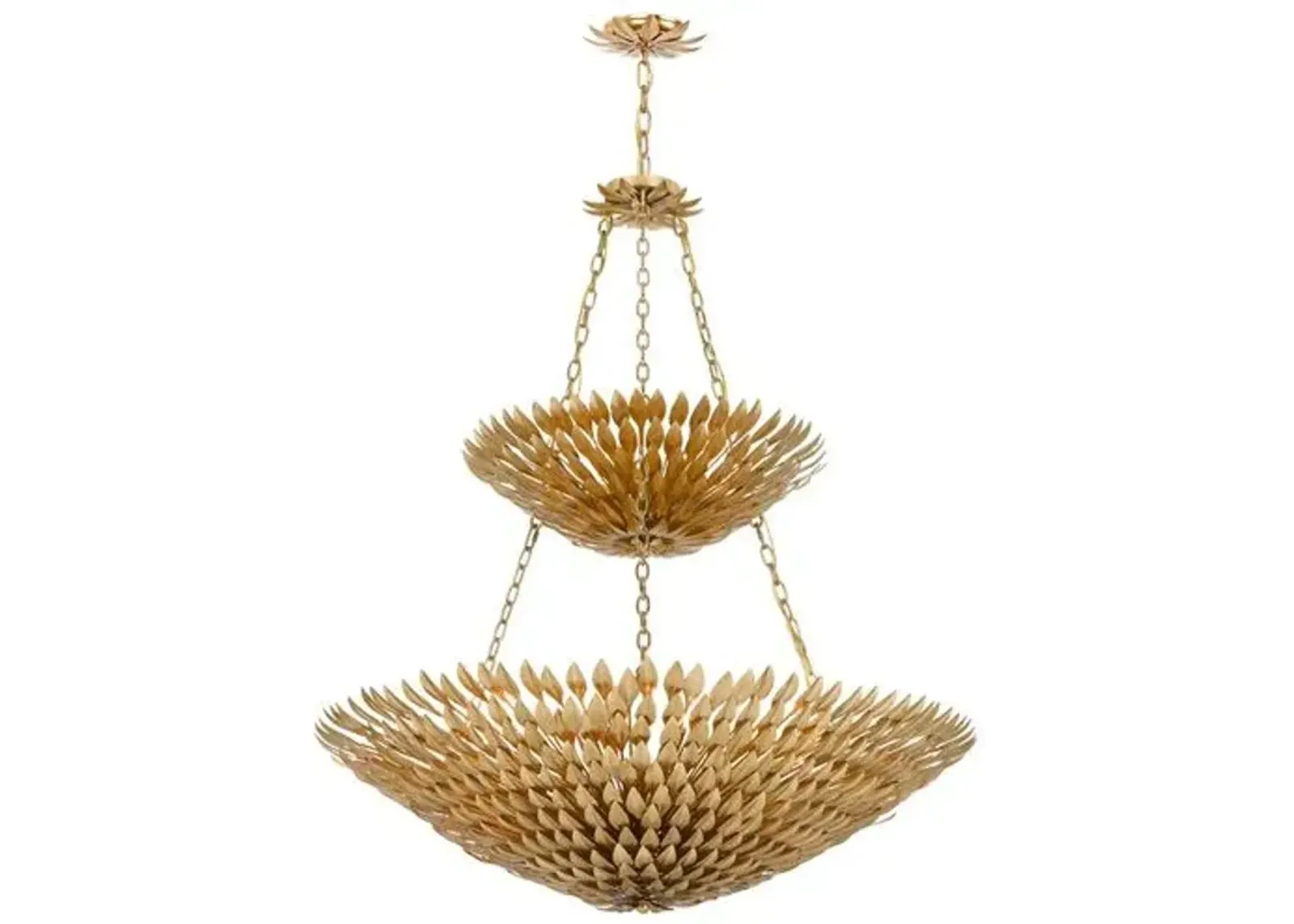 Broche 18 Light Chandelier - Crystorama - Gold