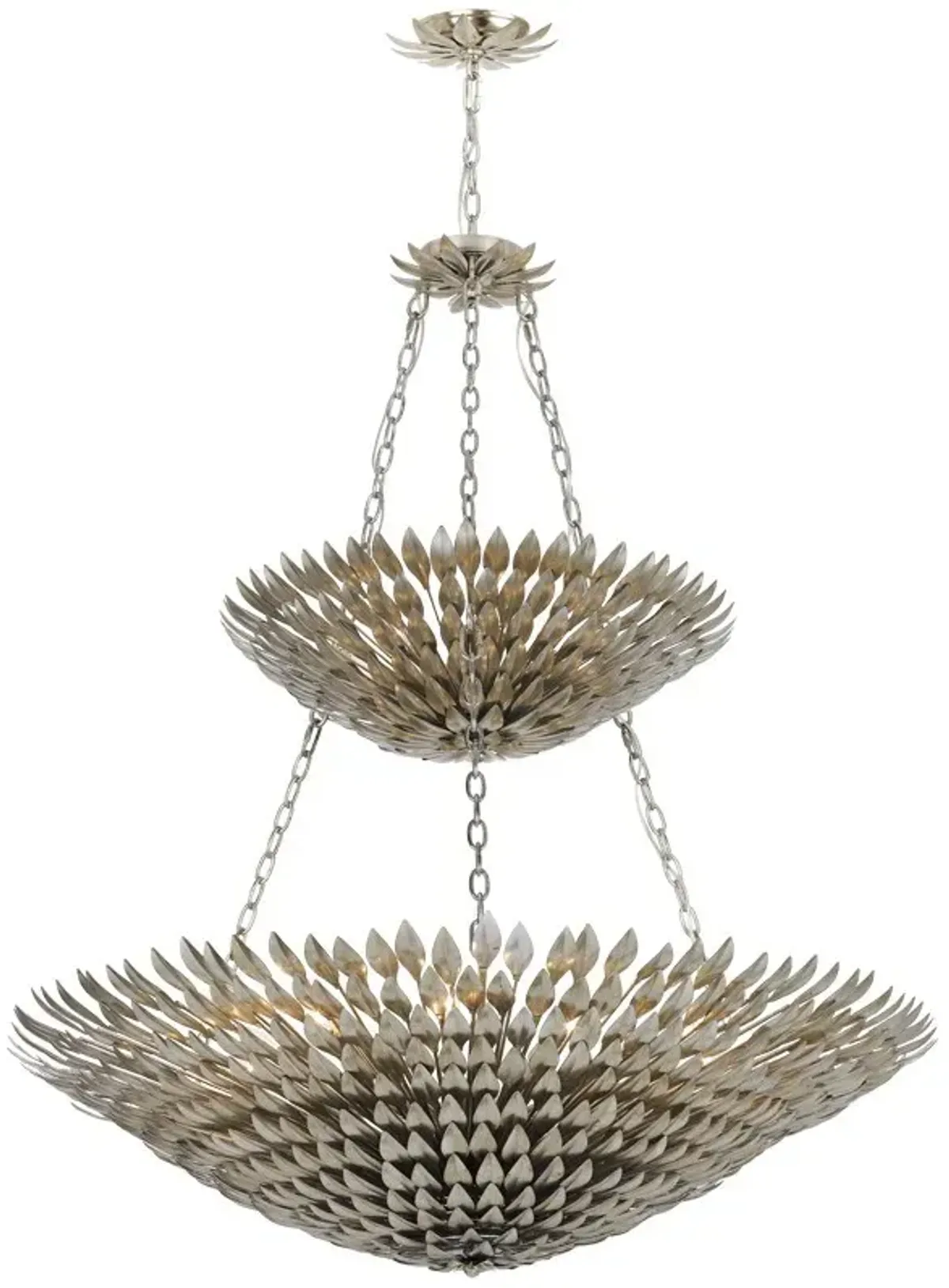 Broche 18 Light Chandelier - Crystorama - Silver