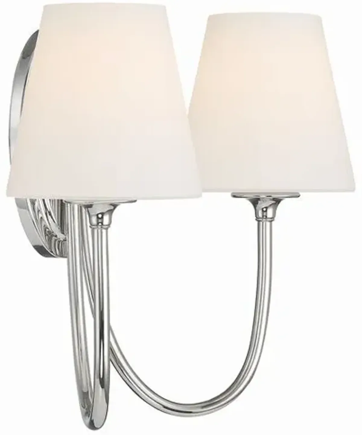 Juno 2 Light Wall Sconce - Crystorama - Silver