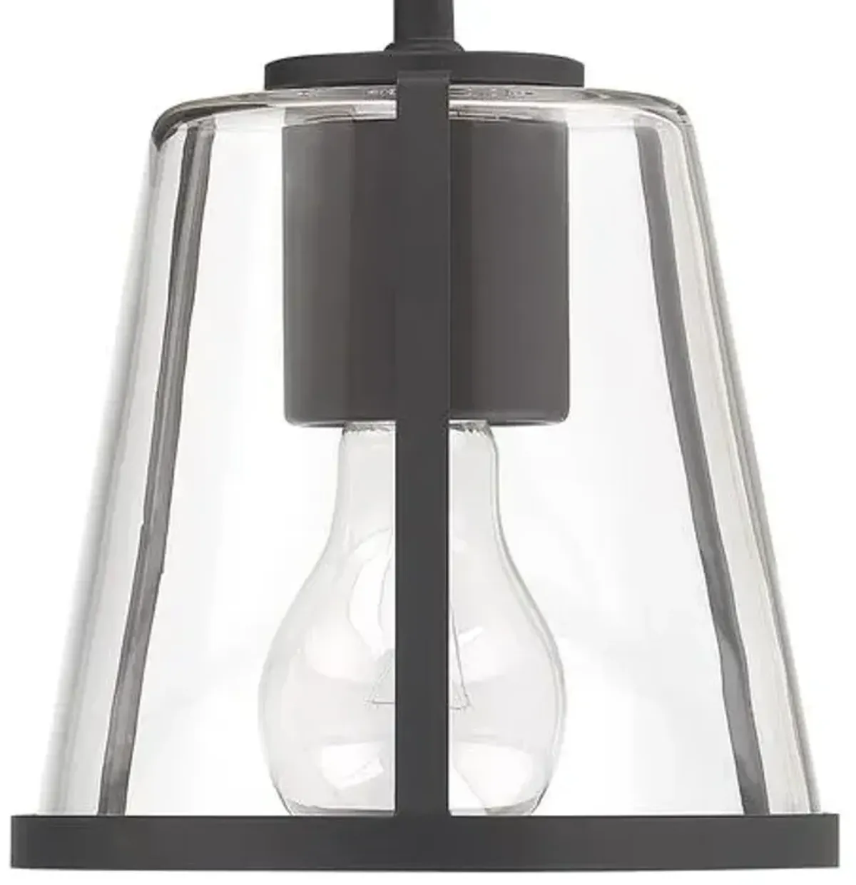 Fulton 1 Light Bathroom Vanity Wall Sconce - Crystorama - Black