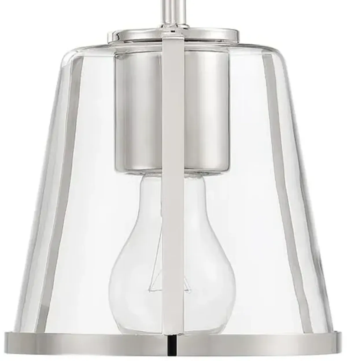 Fulton 1 Light Bathroom Vanity Wall Sconce - Crystorama - Silver