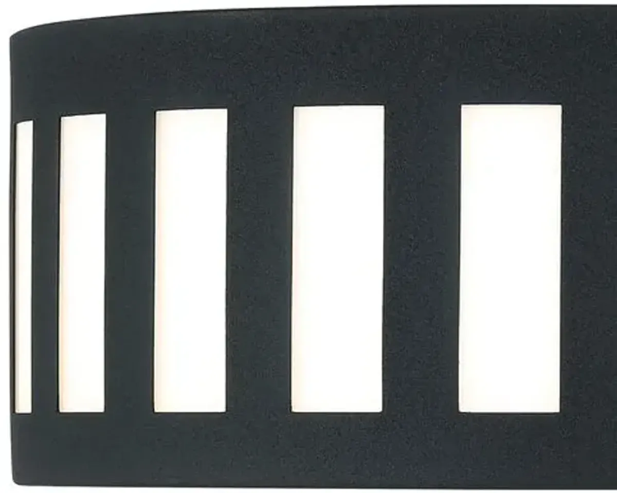 Kendal 3 Light Flush Mount - Crystorama - Black