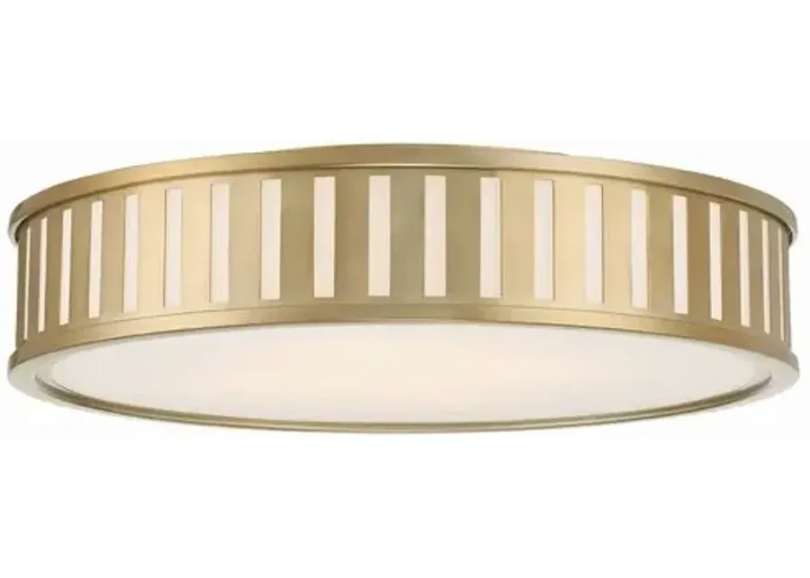 Kendal 4 Light Flush Mount - Crystorama - Gold