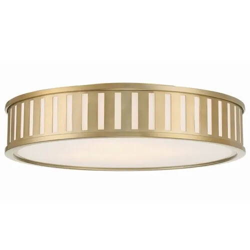 Kendal 4 Light Flush Mount - Crystorama - Gold