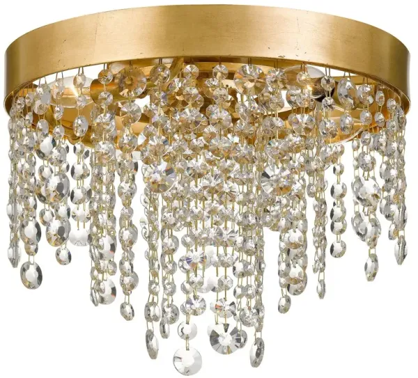Winham 4 Light Flush Mount - Crystorama - Gold
