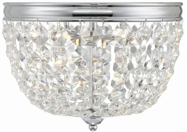Nola Flush Mount - Crystorama - Silver