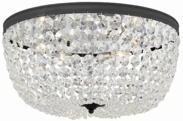 Nola Flush Mount - Crystorama - Black