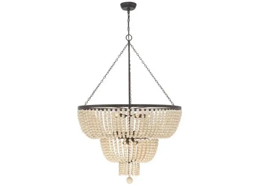 Rylee 12 Light Beaded Chandelier - Crystorama - Gold