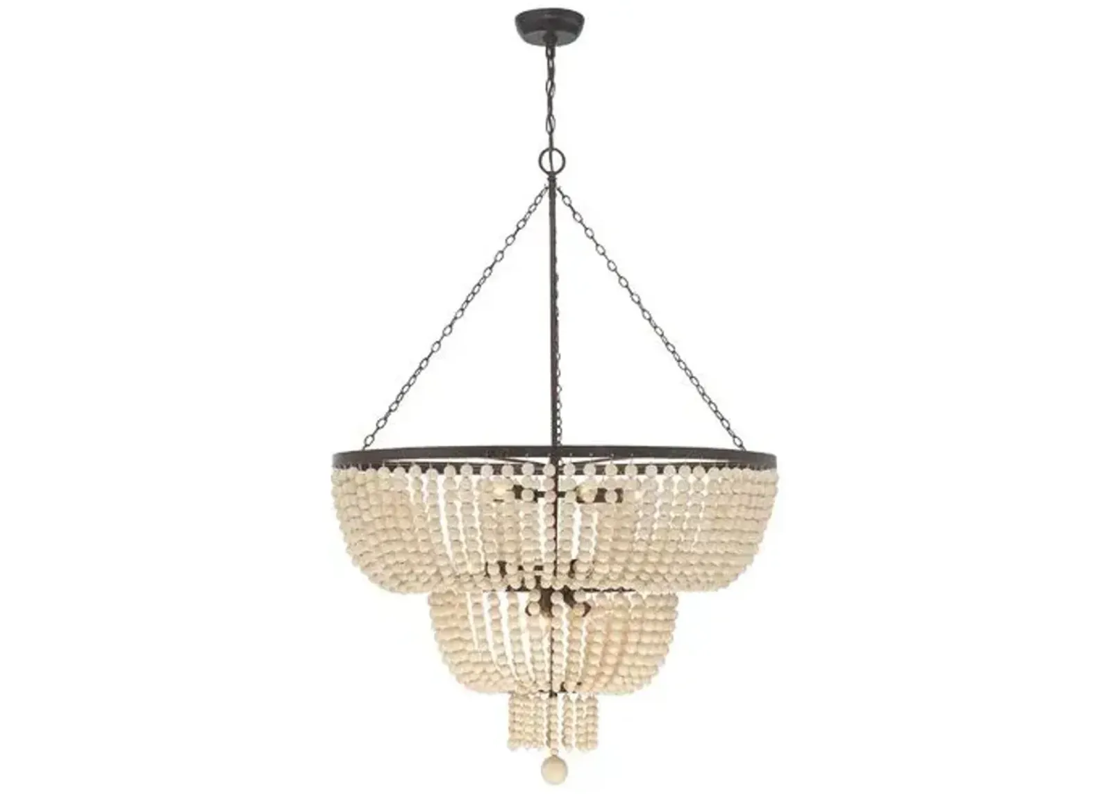 Rylee 12 Light Beaded Chandelier - Crystorama - Gold