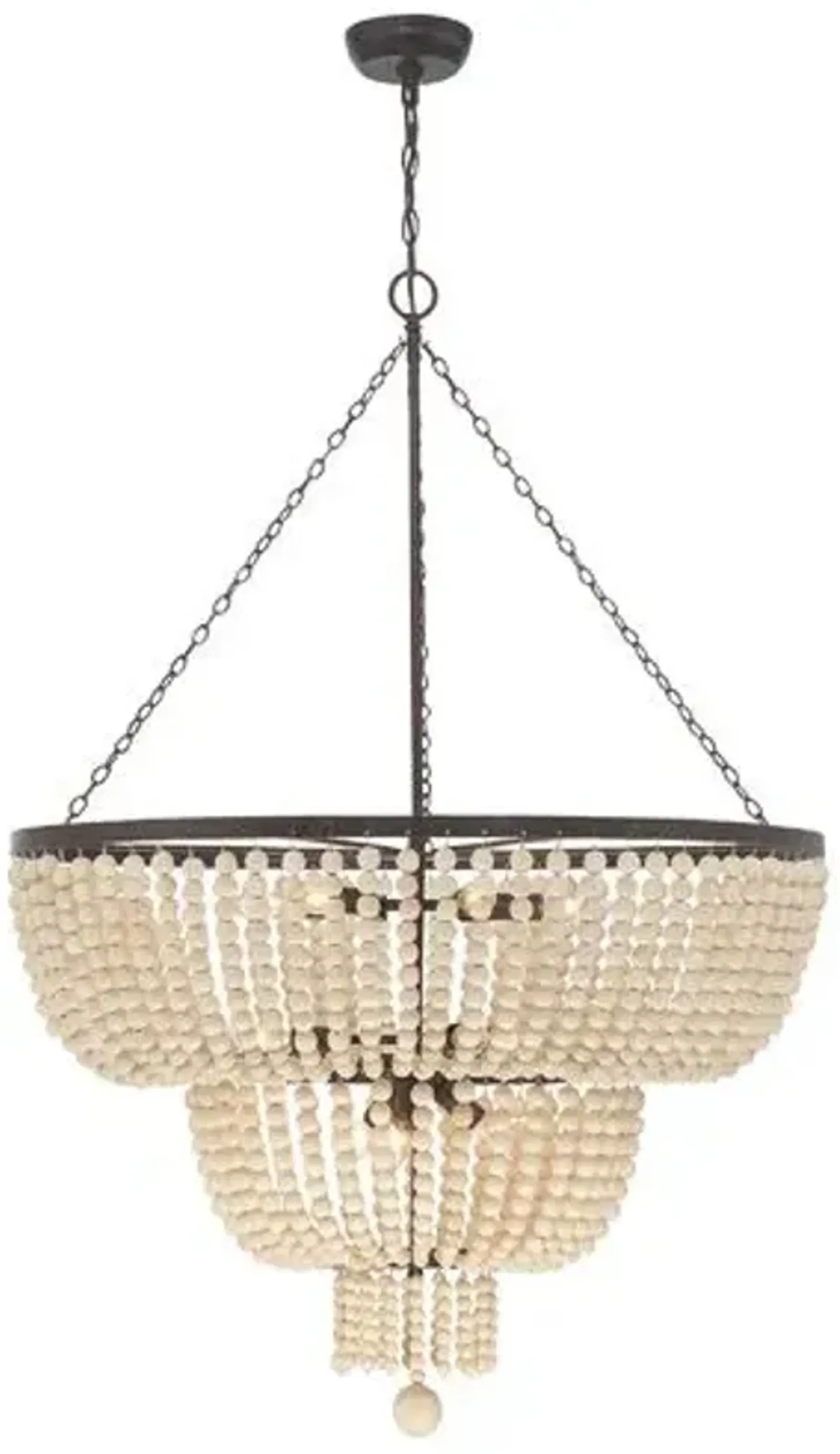 Rylee 12 Light Beaded Chandelier - Crystorama - Gold