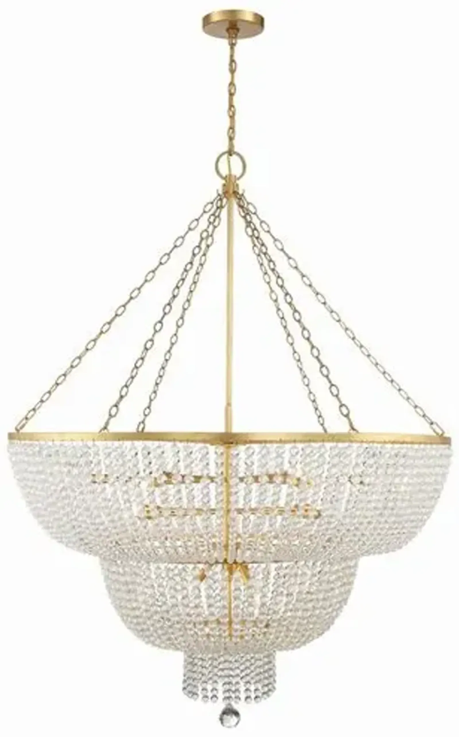 Rylee 15 Light Chandelier - Crystorama - Gold