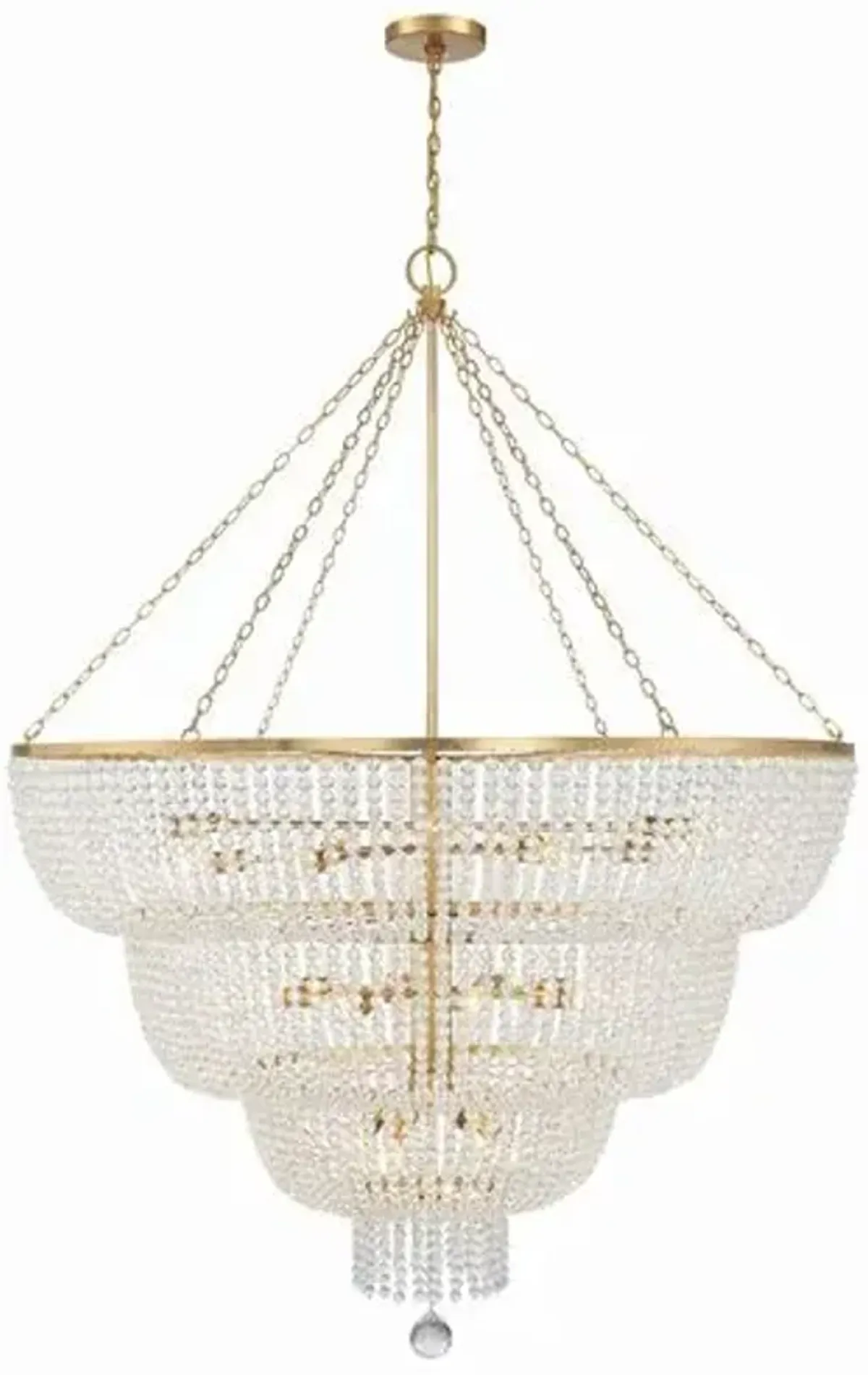 Rylee 24 Light Chandelier - Crystorama - Gold