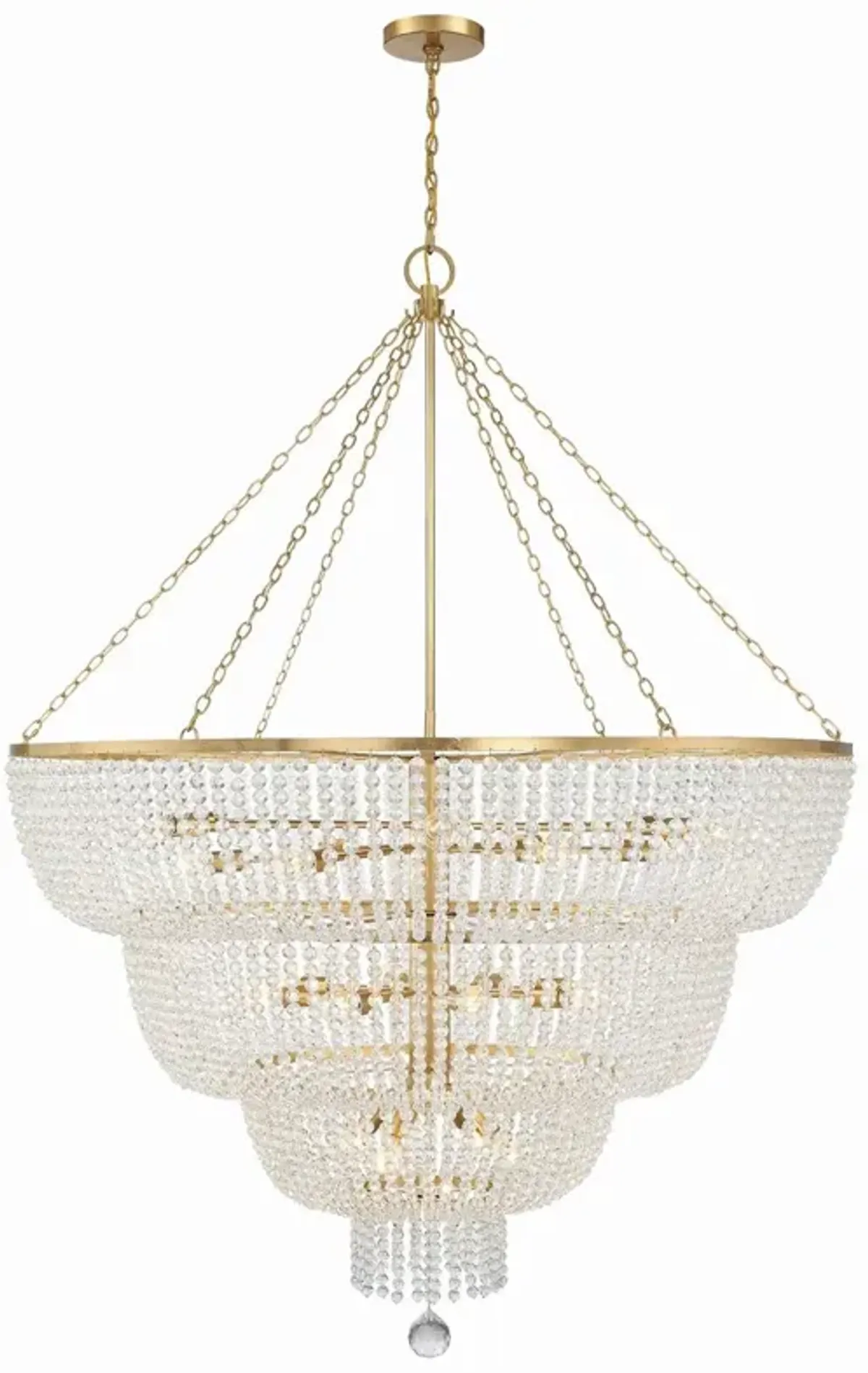 Rylee 24-Light Chandelier - Crystorama - Gold
