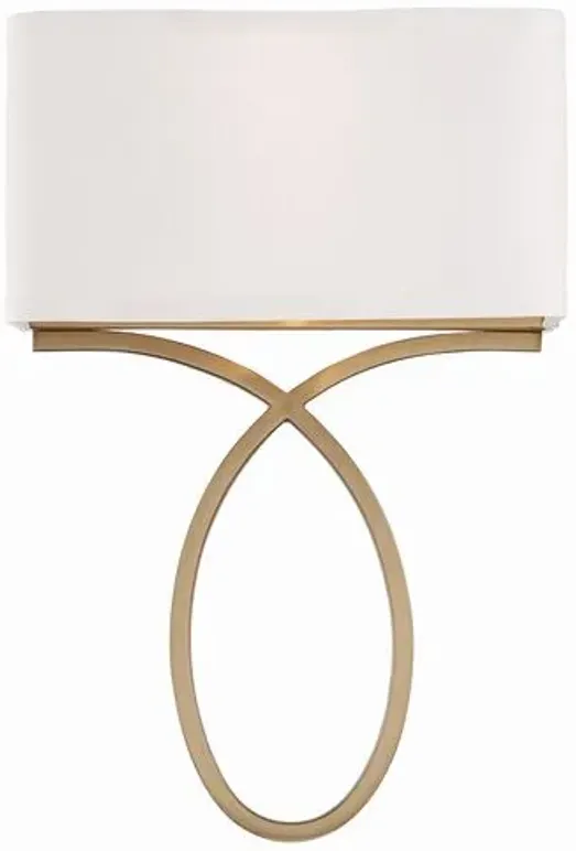 Brinkley 2 Light Wall Sconce - Crystorama - Gold