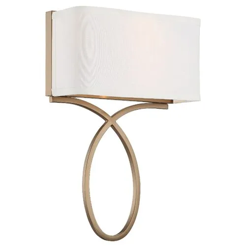 Brinkley 2 Light Wall Sconce - Crystorama - Gold