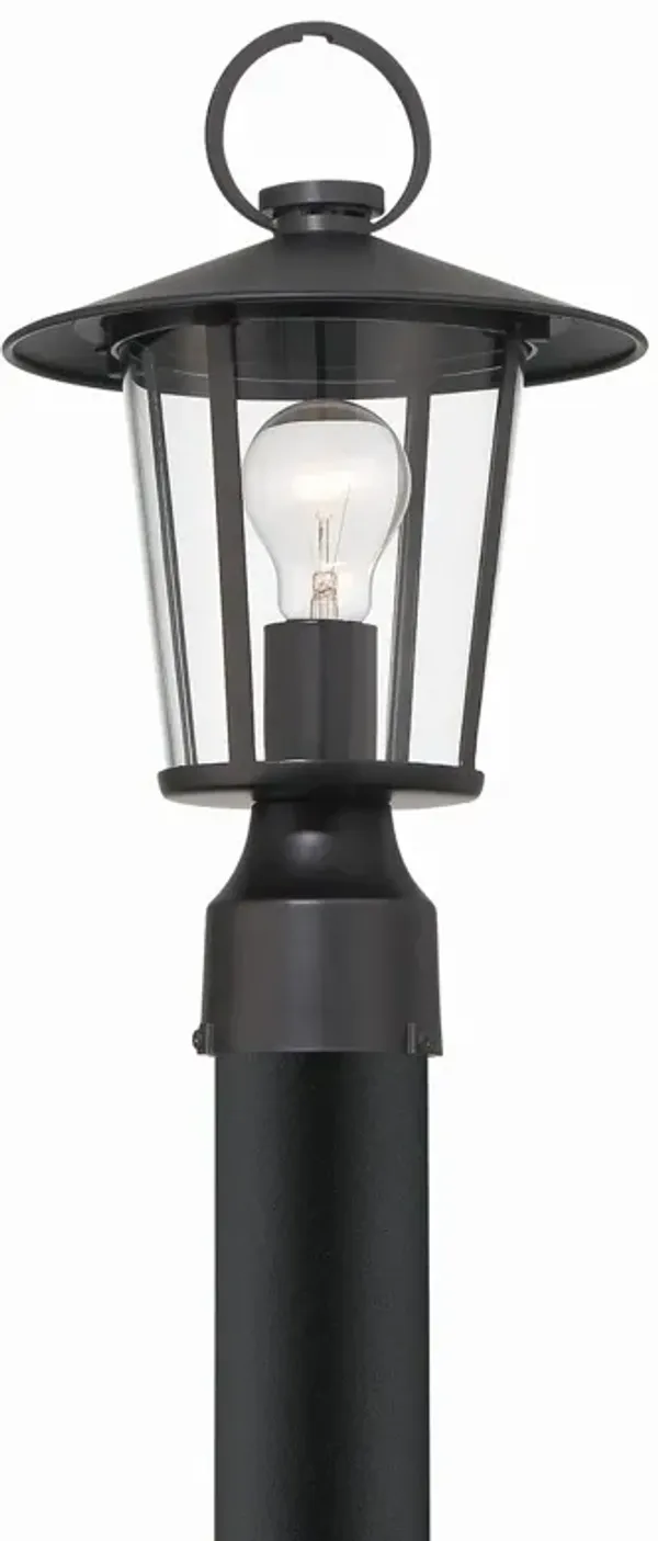 Andover 1-Light Outdoor Post Light, Matte Black
