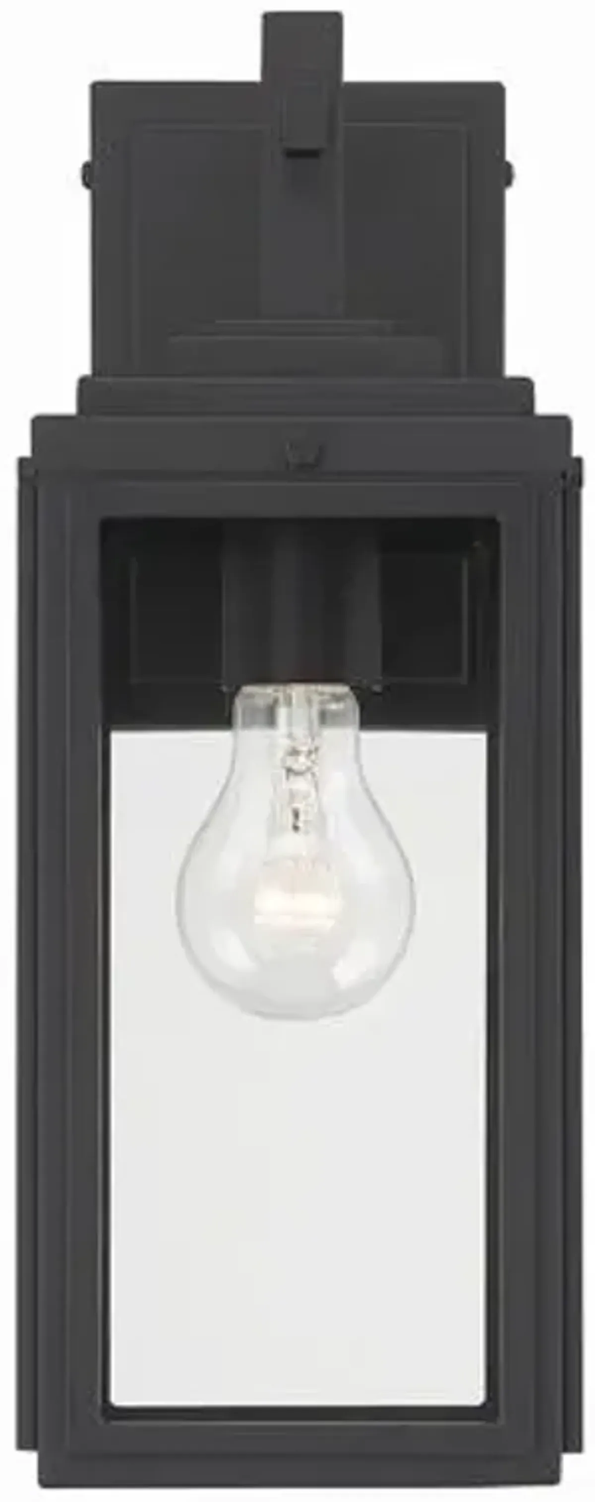 Byron 1 Light Outdoor Sconce - Crystorama - Black