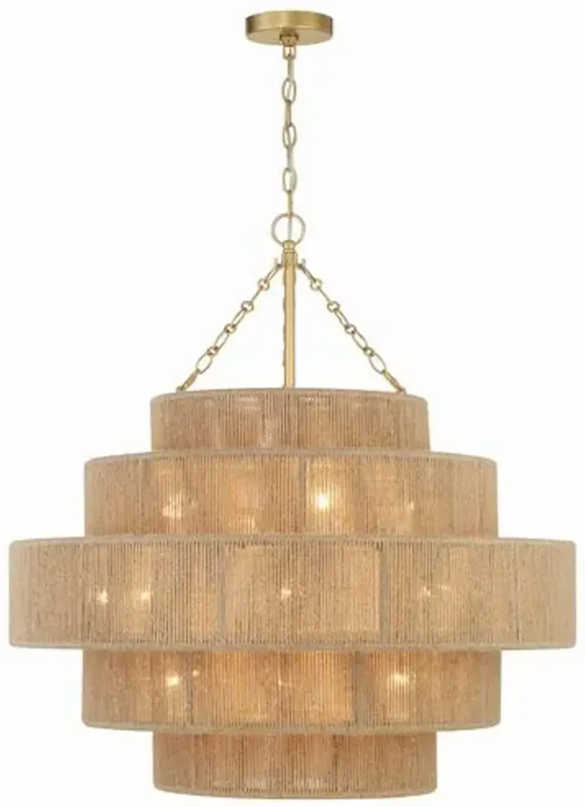 Shyla 20 Light Chandelier - Soft Gold - Crystorama