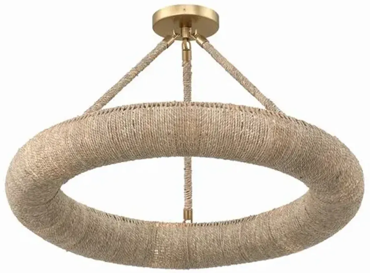 Oakley Integrated LED Chandelier - Soft Gold - Crystorama