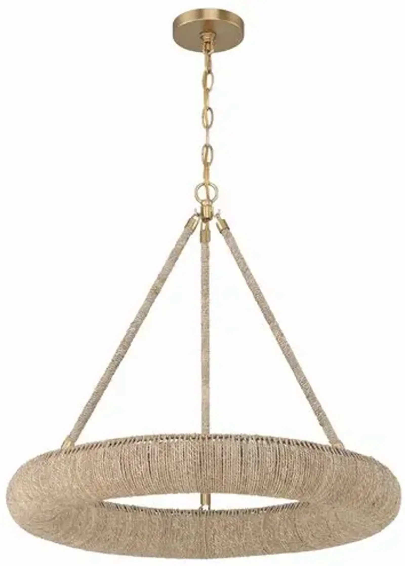 Oakley Integrated LED Chandelier - Soft Gold - Crystorama