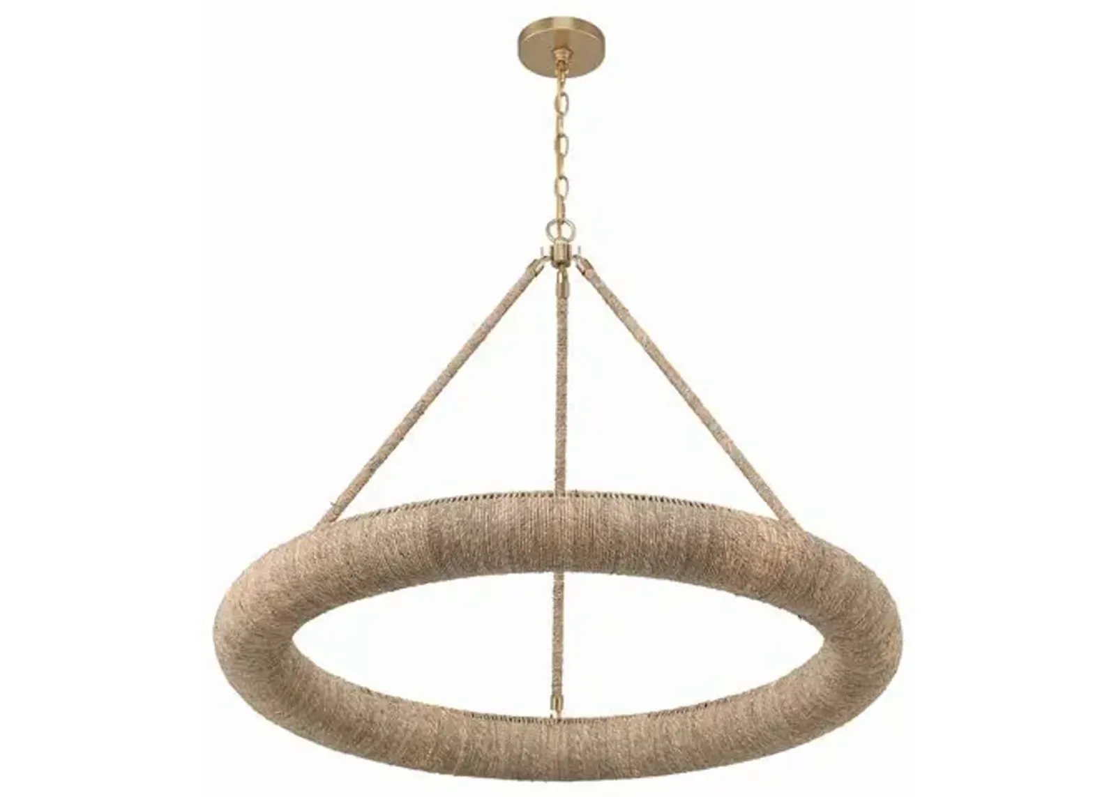 Oakley Integrated LED Chandelier - Soft Gold - Crystorama