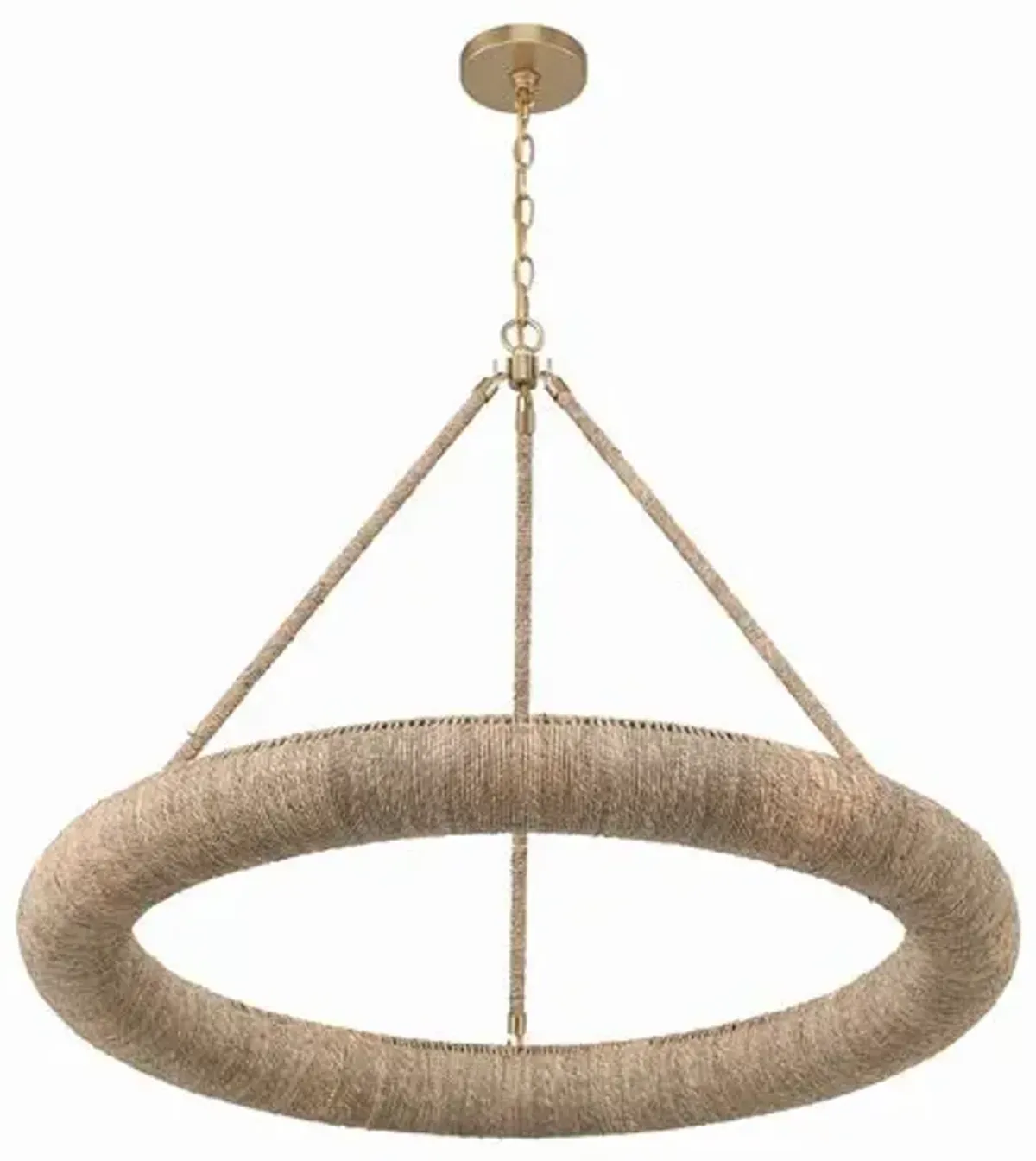 Oakley Integrated LED Chandelier - Soft Gold - Crystorama