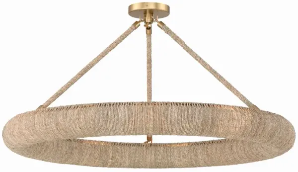 Oakley Integrated LED Semi Flush Mount - Soft Gold - Crystorama