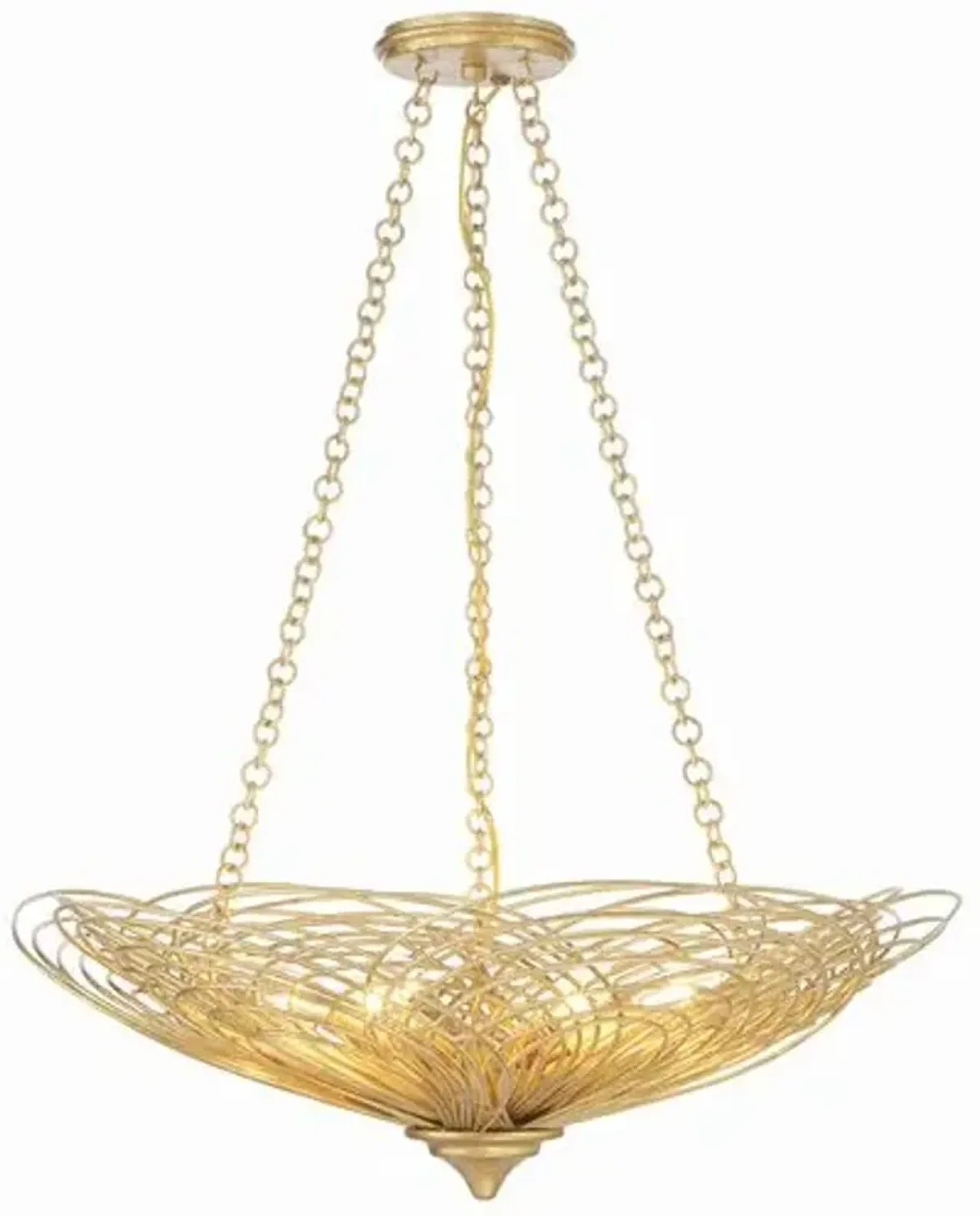 Doral 6 Light Chandelier - Crystorama - Gold