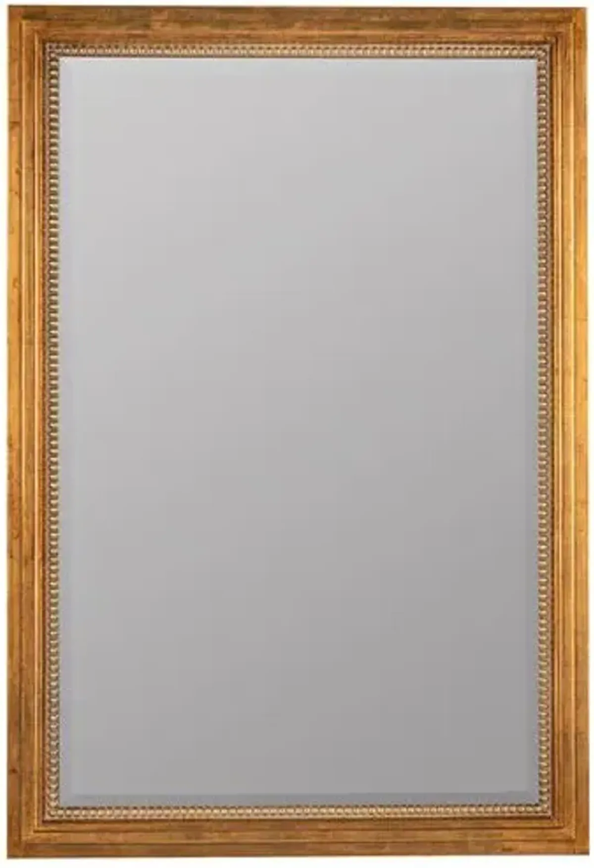 Rosemary Rectangular Wall Mirror - Antique Gold