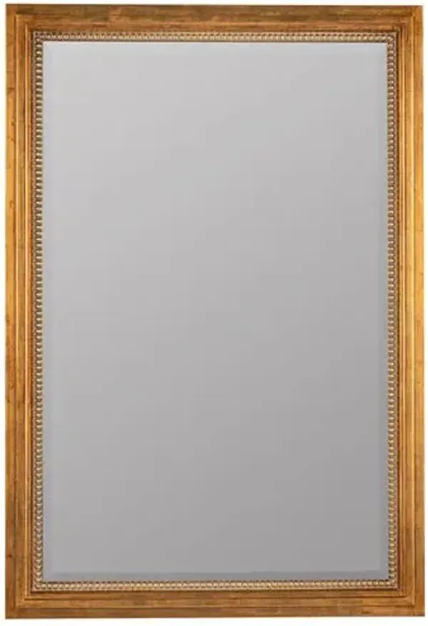 Rosemary Rectangular Wall Mirror - Antique Gold