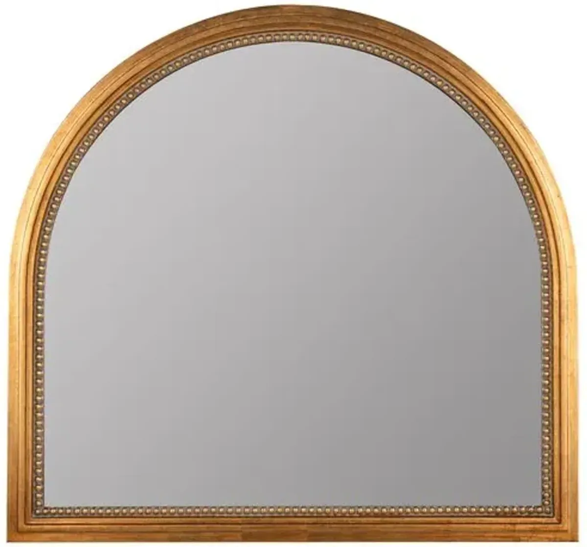 Rosemary Arched Mantel Wall Mirror - Antique Gold