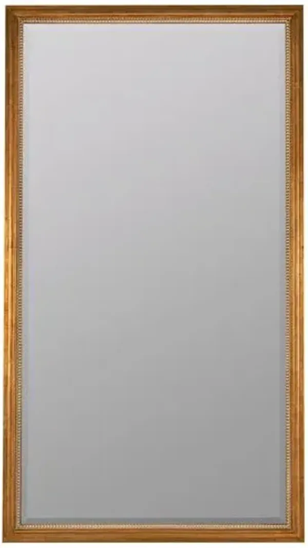 Rosemary Floor Mirror - Antique Gold