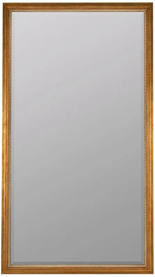 Rosemary Floor Mirror, Antique Gold