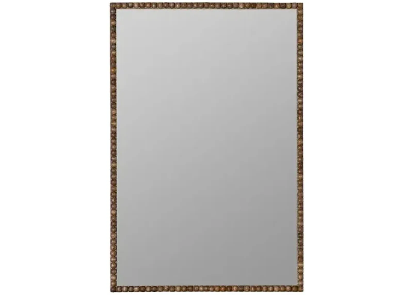 Windsor Rectangular Wood Wall Mirror - Natural