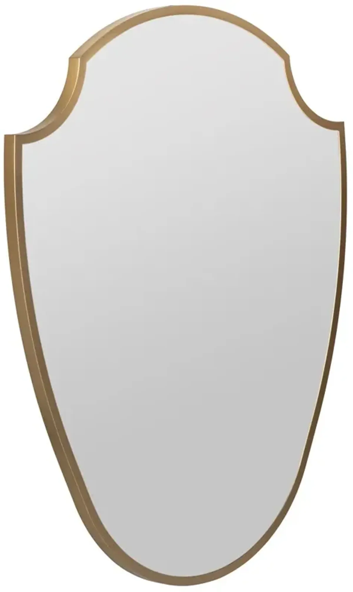 Ariana Wall Mirror, Polished Gold