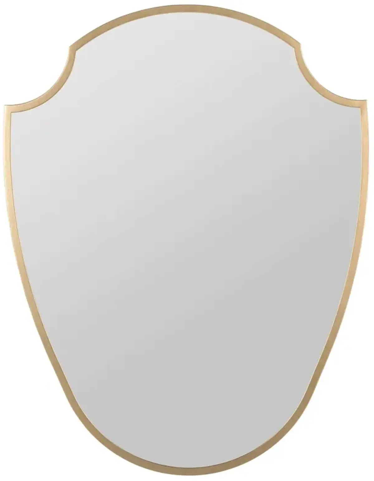 Ariana Wall Mirror, Polished Gold