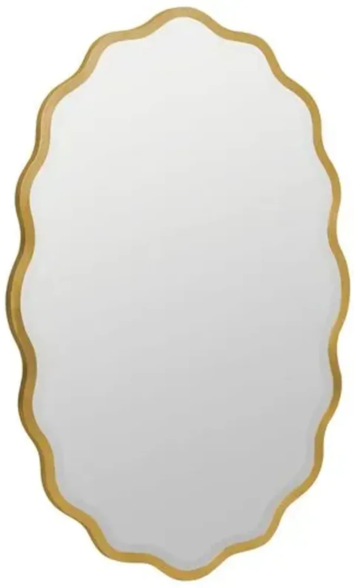 Etti Oval Scallop Wall Mirror