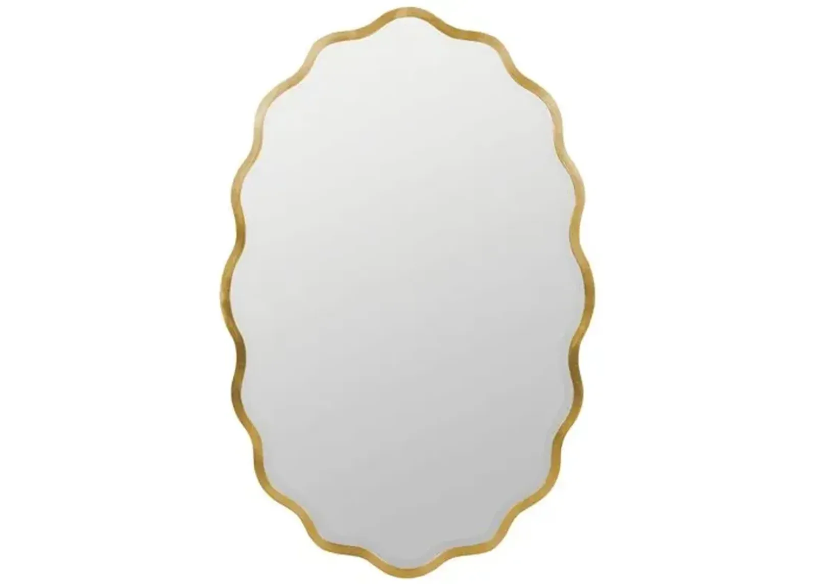 Etti Oval Scallop Wall Mirror