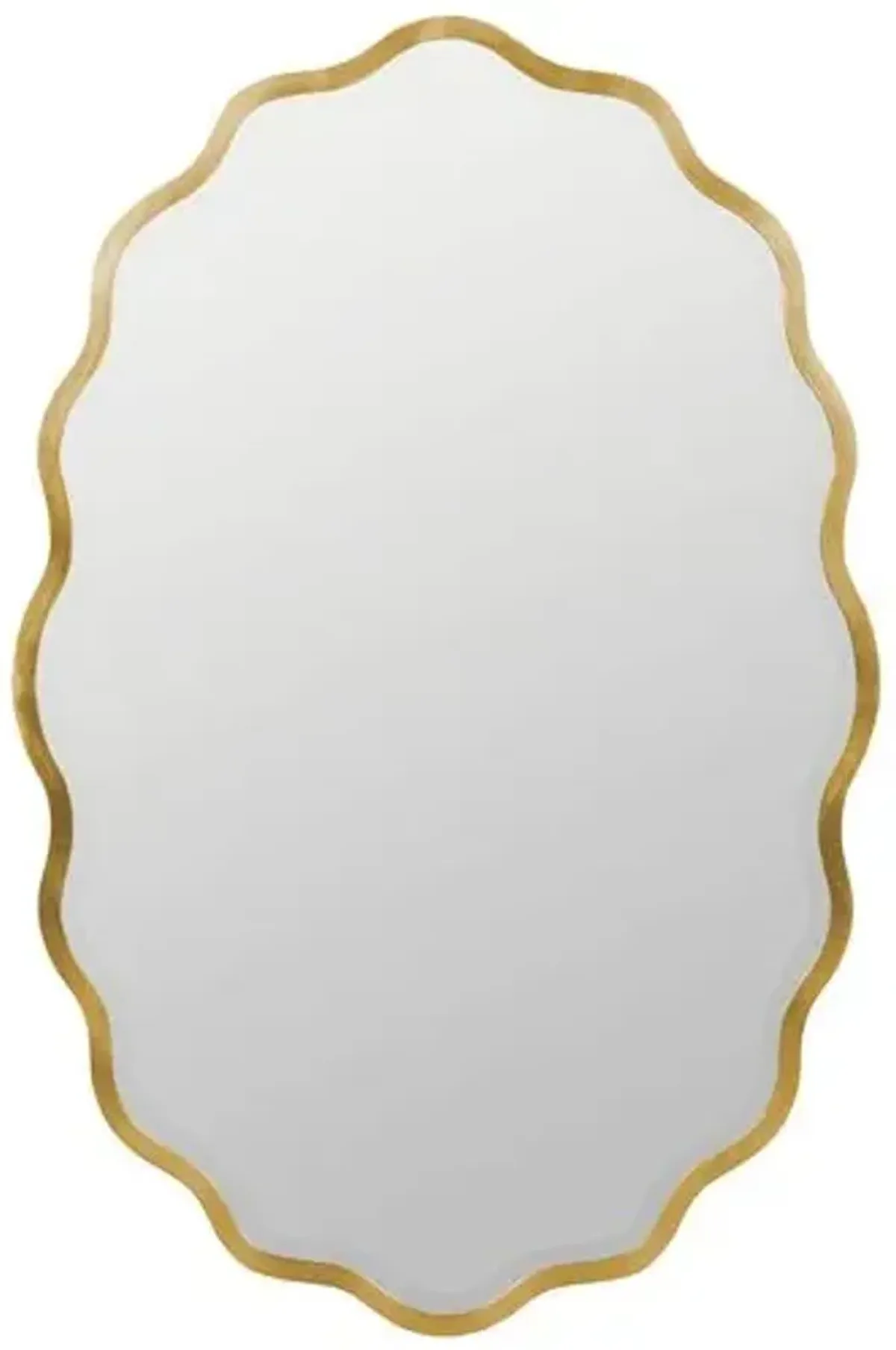 Etti Oval Scallop Wall Mirror