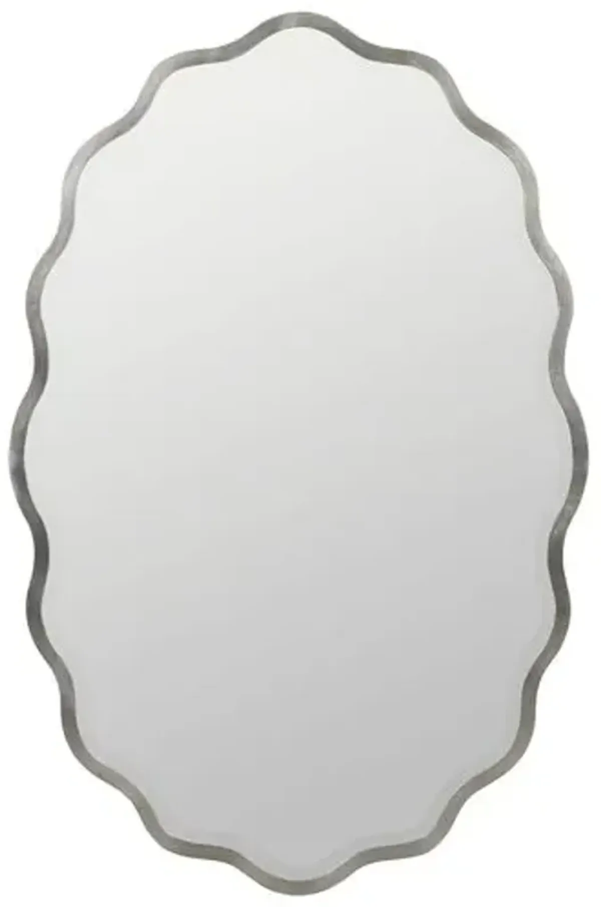 Etti Oval Scallop Wall Mirror