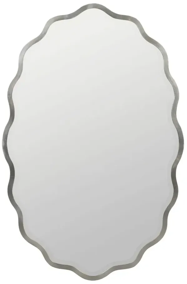 Etti Oval Scallop Wall Mirror