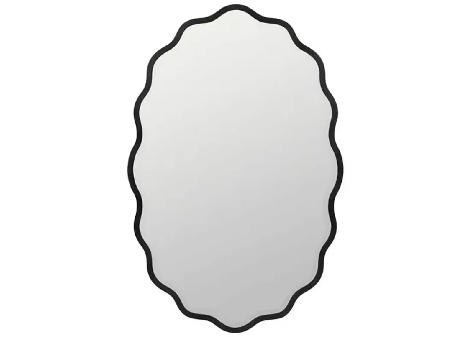 Etti Oval Scallop Wall Mirror