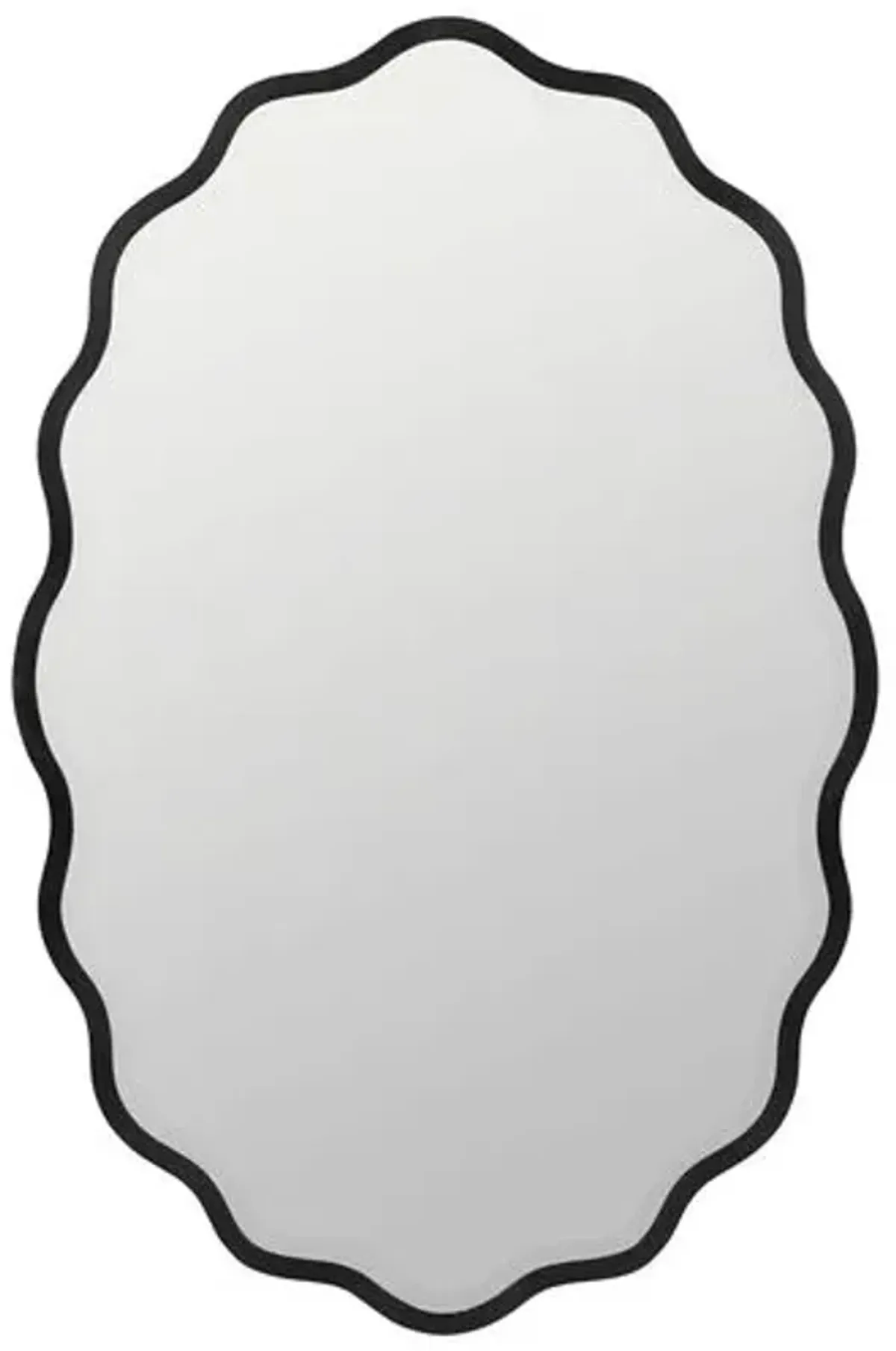 Etti Oval Scallop Wall Mirror