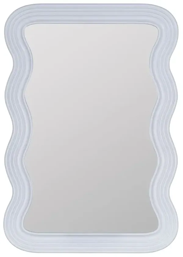 Franky Custom Painted Wavy Wall Mirror