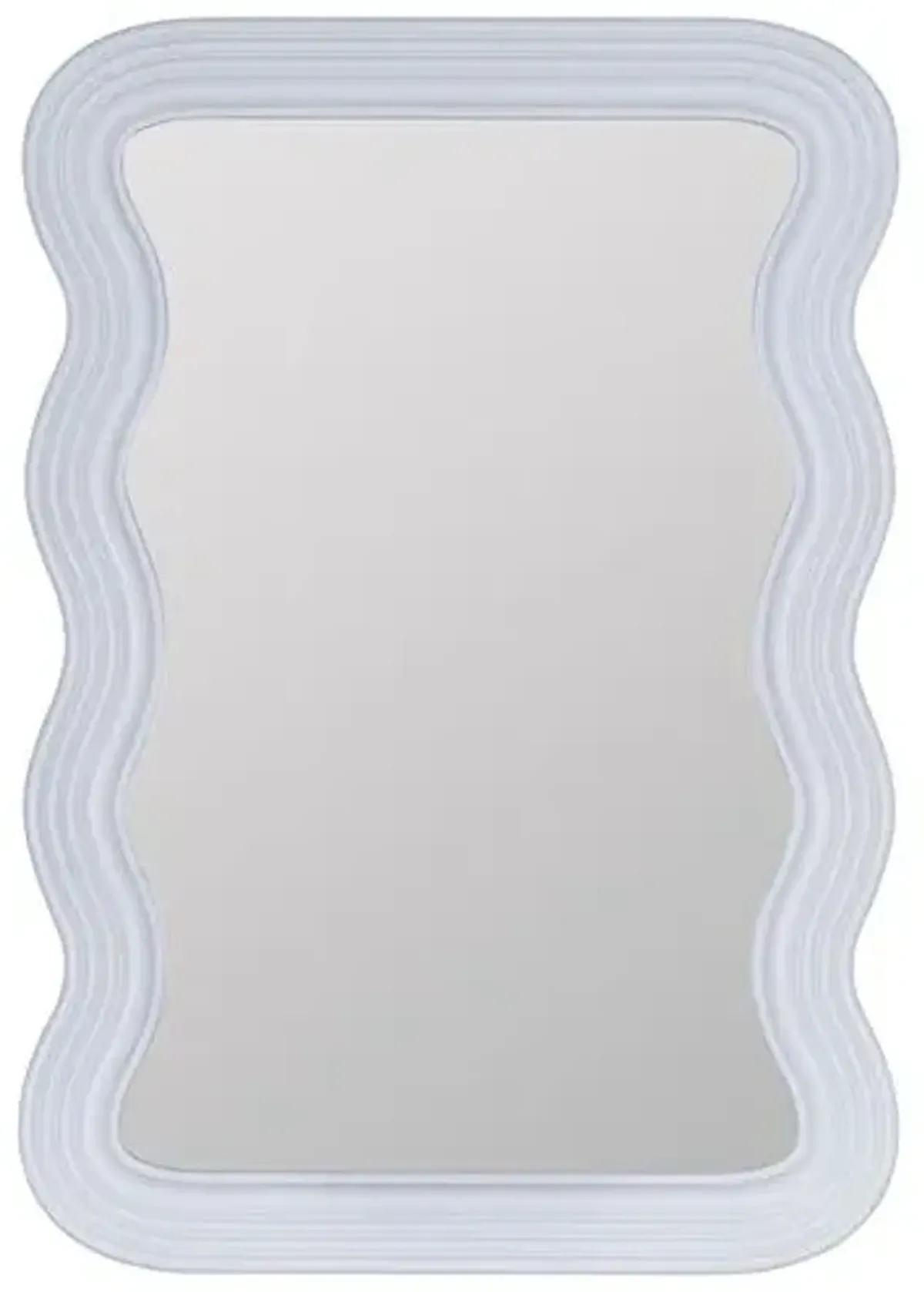 Franky Custom Painted Wavy Wall Mirror