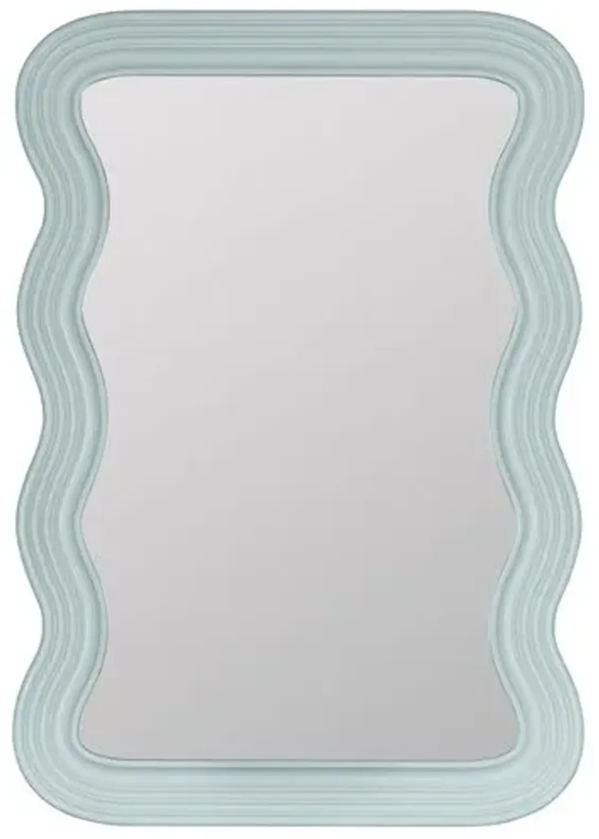 Franky Custom Painted Wavy Wall Mirror