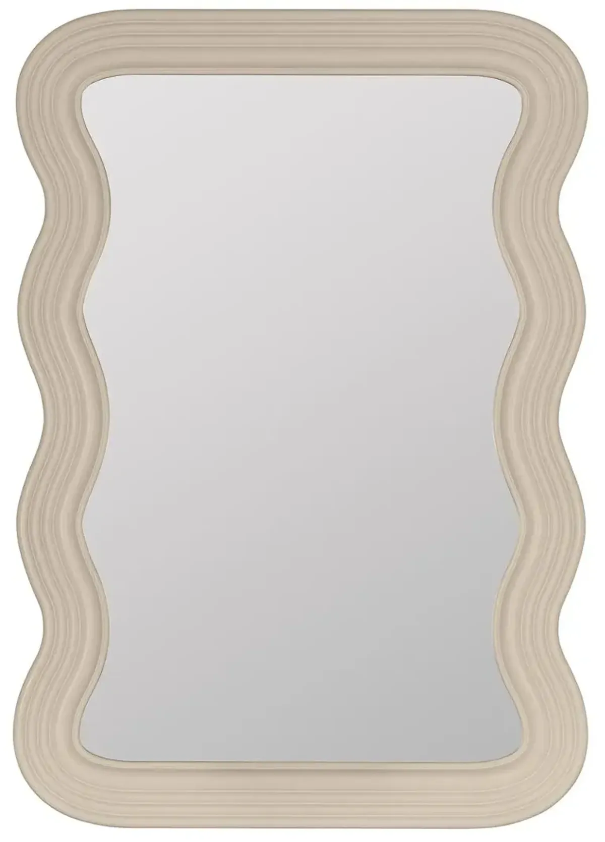Franky Custom Painted Wavy Wall Mirror